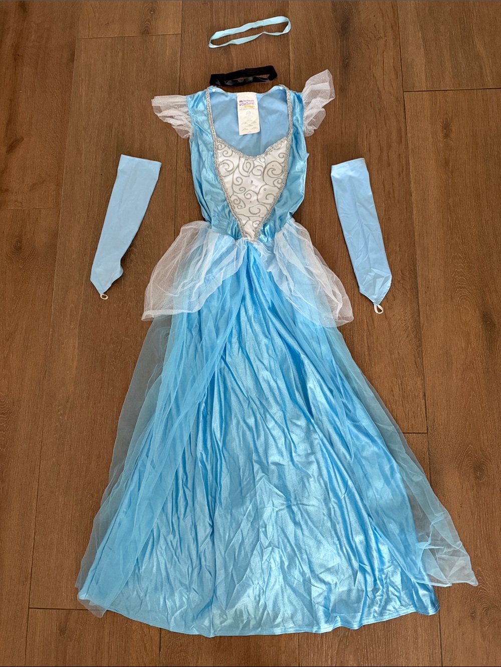 Cinderella women's Light Blue and White Princess costume. Size M.